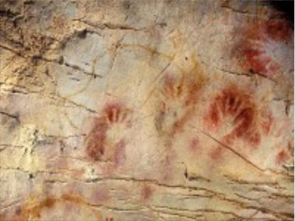 Empreintes de mains préhistoriques